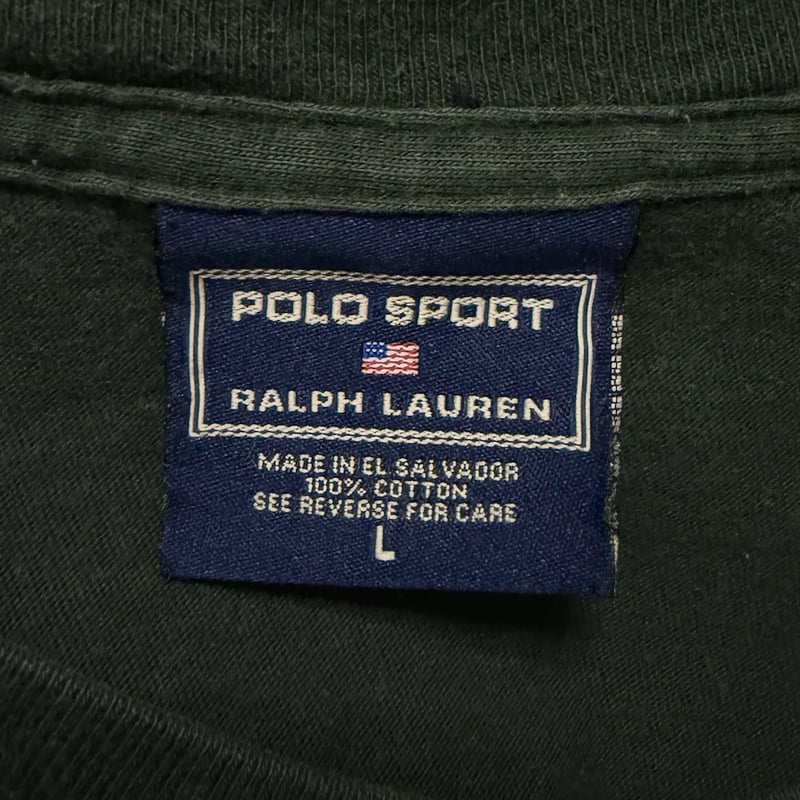 POLOSPORT 90's スクリプトTシャツ USED】90's Polo Sport Ralph Lauren Script Logo