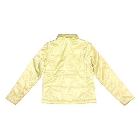 【USED】00's NIKE Detachable Sleeve Puffer Jacket Pastel Yellow