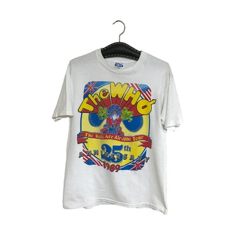 【USED】80'S THE WHO 25TH ANNIVERSARY TOUR T-SHIRT