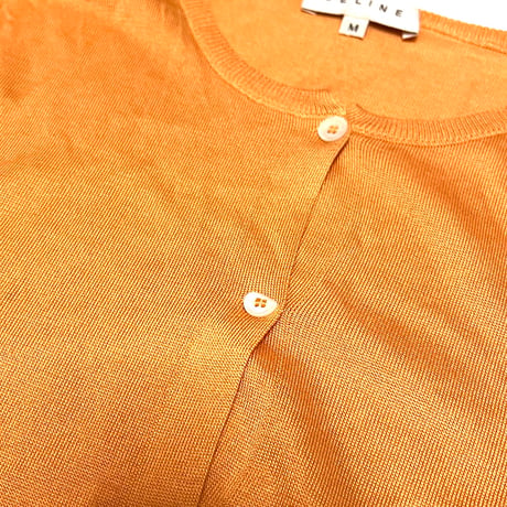【USED】90's-00's CELINE SILK CARDIGAN