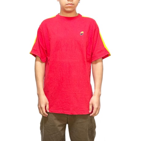 【USED】90'S-00'S STUSSY DHL COLOR T-SHIRT