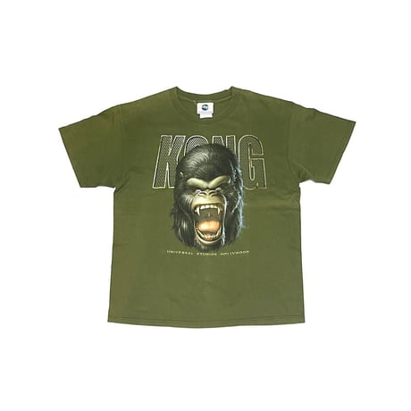 【USED】90's-00's UNIVERSAL STUDIOS HOLLYWOOD KING KONG T-SHIRT