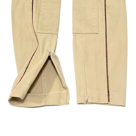 【USED】00'S D&G DOLCE & GABBANA COTTON BIKER PANTS