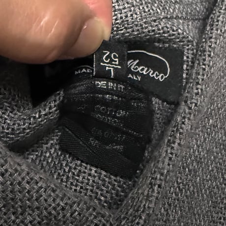 【USED】90's MONDO di Marco Textured Basket Weave Shirt
