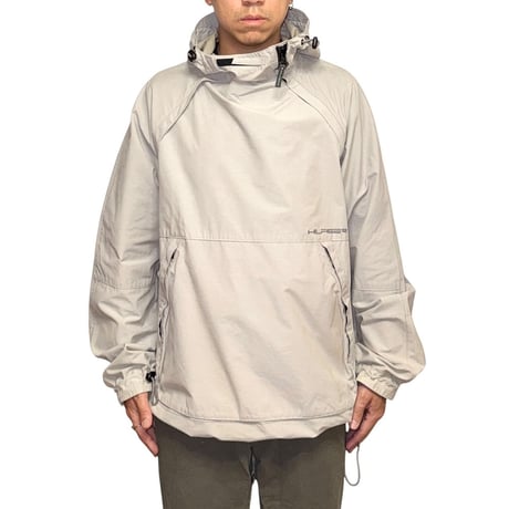 【USED】00's TOMMY HILFIGER Asymmetric Zip Anorak Jacket Fade Grey