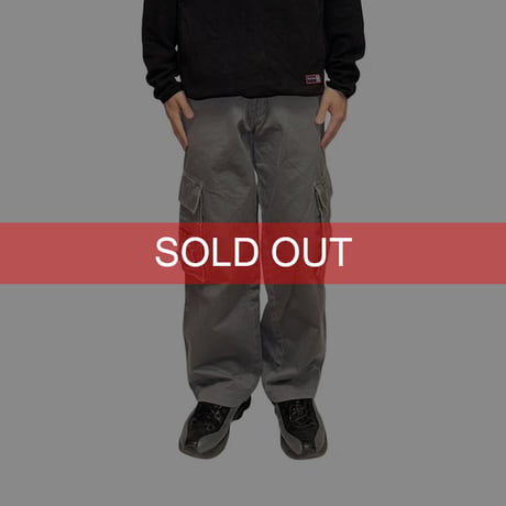 【USED】00's BOSS HUGO BOSS DIRTY CARGO PANTS