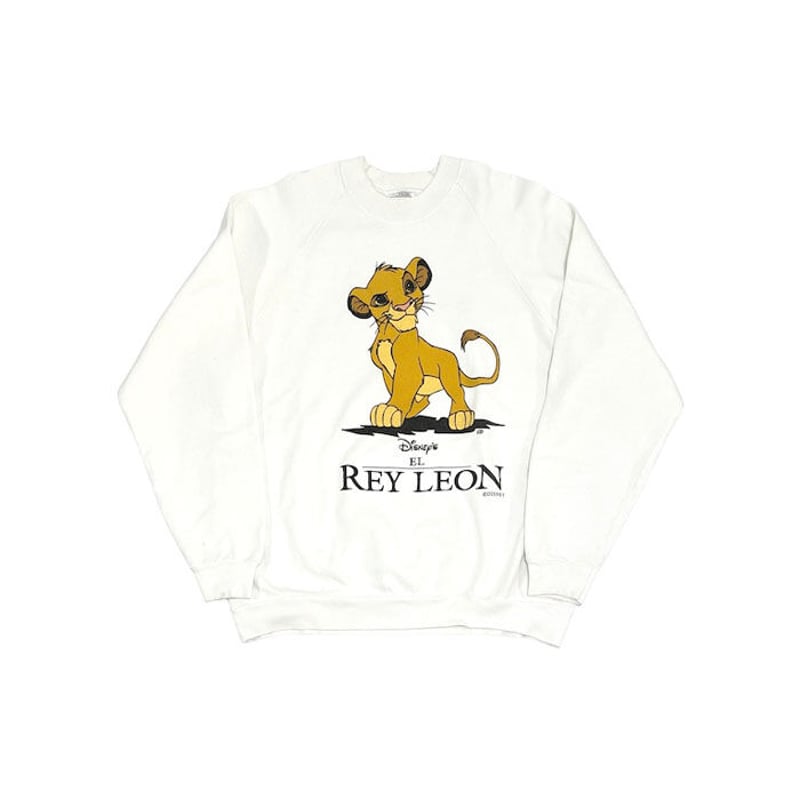 USED】90'S EL REY LEON (THE LION KING) SWEATSHI...