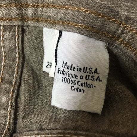 【USED】90'S CALVIN KLEIN GLAY DENIM PANTS