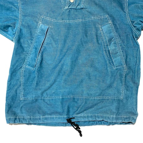 【USED】90'S ANARCHIC ADJUSTMENT CORDUROY ANORAK JACKET "SubBase" SKY BLUE