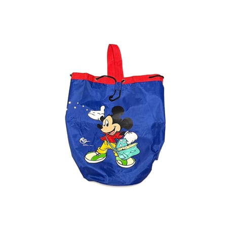 【USED】90's  DISNEY × EGMONT HORIZONT VERLAG MICKEY BEACH BAG
