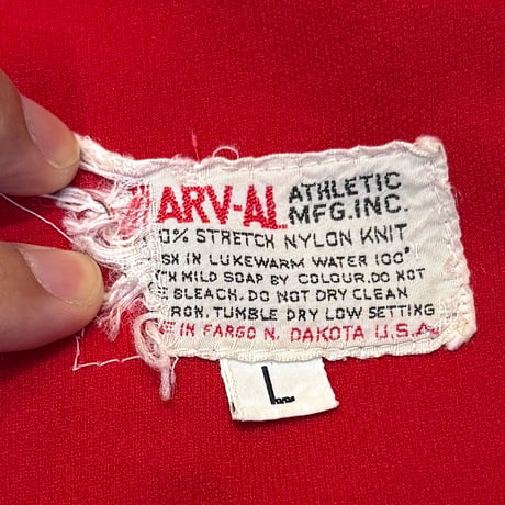 【USED】70's-80's HARV-AL V-LOGO FOOTBALL T-SHIRT