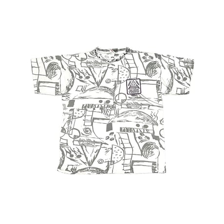 【USED】90's BUD LIGHT TRIATHLON SERIES ALL OVER PRINTED T-SHIRT