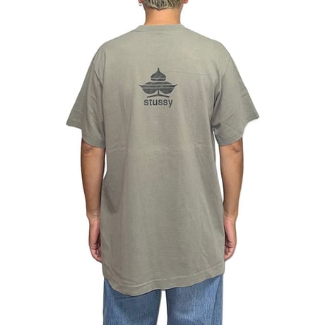 【USED】80'S OLD STUSSY CLOVER MOTIF T-SHIRT