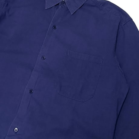 【USED】90's agnès b. homme ROYAL NAVY SHIRT