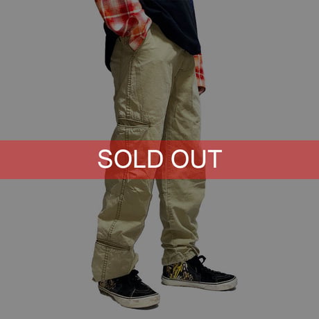 【USED】00'S STUSSY TACTICAL PANTS BEIGE