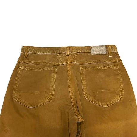 【USED】90's MARITHE + FRANCOIS GIRBAUD BARREL PANTS OCHER