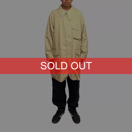 【USED】90's EMPORIO ARMANI Oversized Cotton Field Jacket