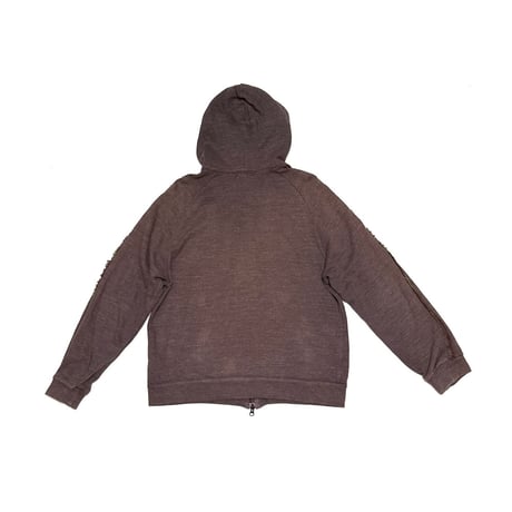 【USED】90's FINAL HOME DOUBLE ZIP HOODIE with SCHMUG