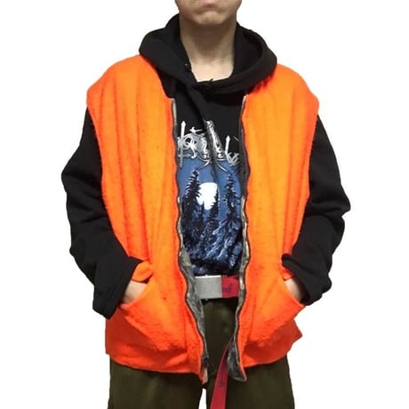 【USED】90'S REVERSIBLE REAL CAMO VEST