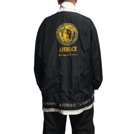 【USED】90'S A.VERSACE NYLON TRACK SUITS