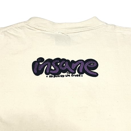 【USED】90's insane Look into my eyes T-SHIRT BEIGE
