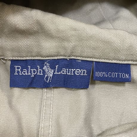 【USED】90'S RALPH LAUREN COTTON HOODED JACKET
