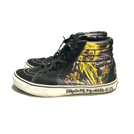 【USED】00'S VANS × IRON MAIDEN "KILLERS" SK8 HI-TOP