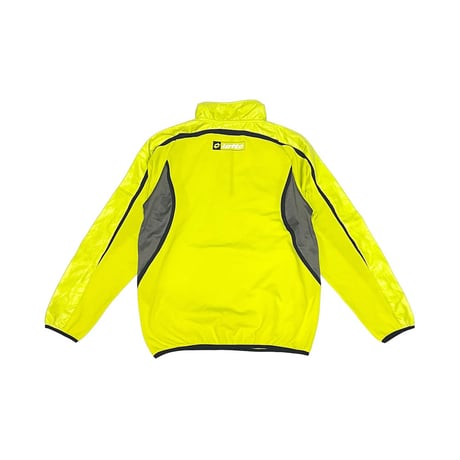 【USED】00's Lotto HALF ZIP PULLOVER JACKET NEON YELLOW