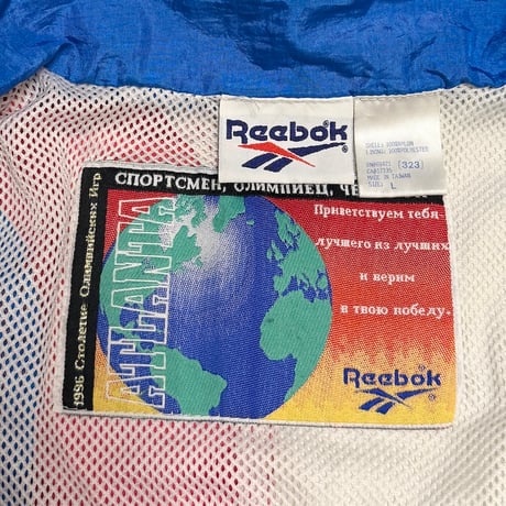 【USED】90's Reebok × Russian Olympic Team "Atlanta 96" National Color Track Jacket