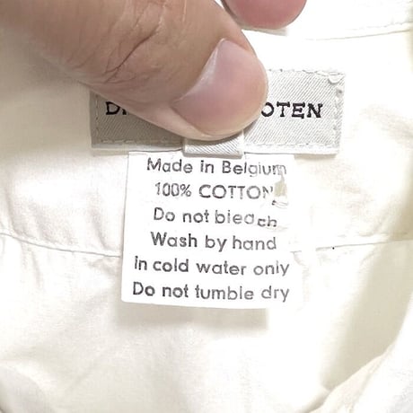 【USED】90'S-00'S DRIES VAN NOTEN WHITE SHIRT