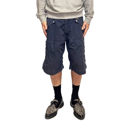 【USED】00's Polo by Ralph Lauren Tactical Zip Cargo Shorts Navy