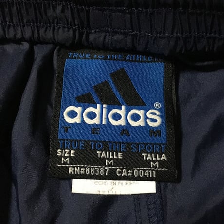 【USED】90'S ADIDAS 3-STRIPES NYLON JOGGER PANTS