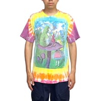 【USED】90's ALICE IN WONDERLAND TIE DYE T-SHIRT