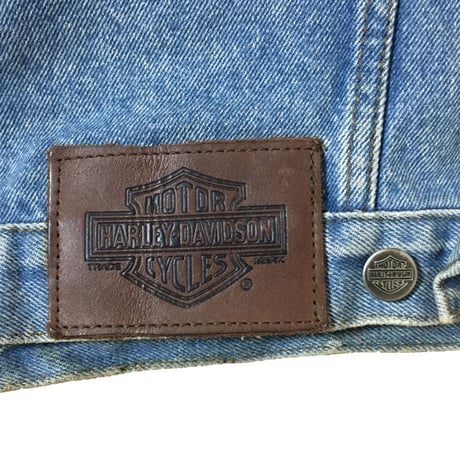 【USED】90'S HARLEY DAVIDSON DENIM JACKET