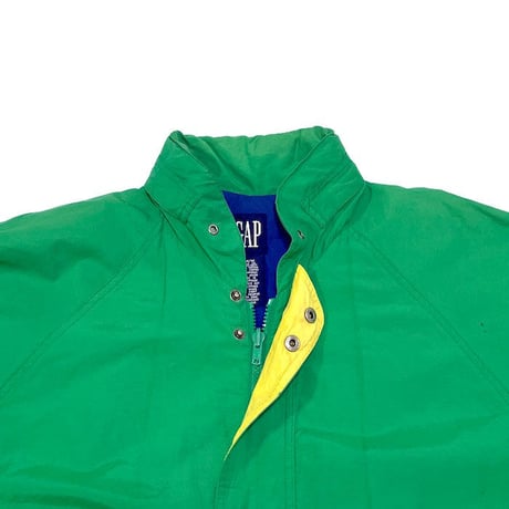【USED】90'S OLD GAP MOUNTAIN JACKET BRIGHT GREEN