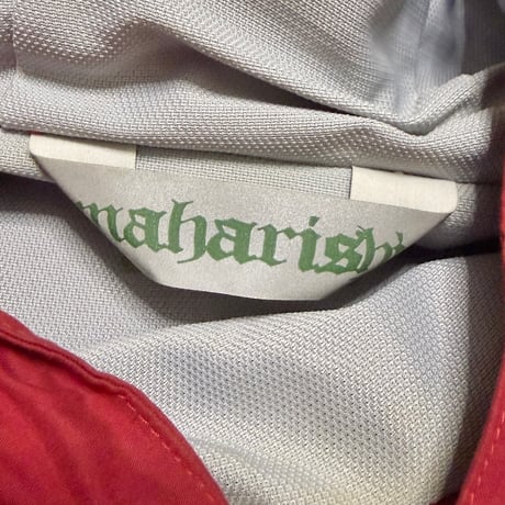 【USED】90's Maharishi "Ninja Tag" Reflective Anorak RED