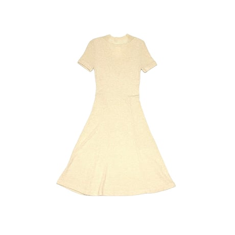 【USED】70's Shar Cleod LONDON S/S KNIT DRESS