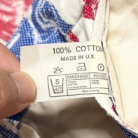 【USED】80's ModZart LONDON UNION JACK COTTON TROUSERS