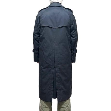 【USED】80'S-90'S BURBERRYS TRENCH COAT NAVY MADE IN ENGLAND
