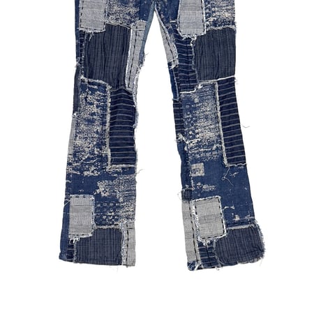 【USED】90's Jean Paul Gaultier JPG JEAN’S Patchwork Flare Denim Pants