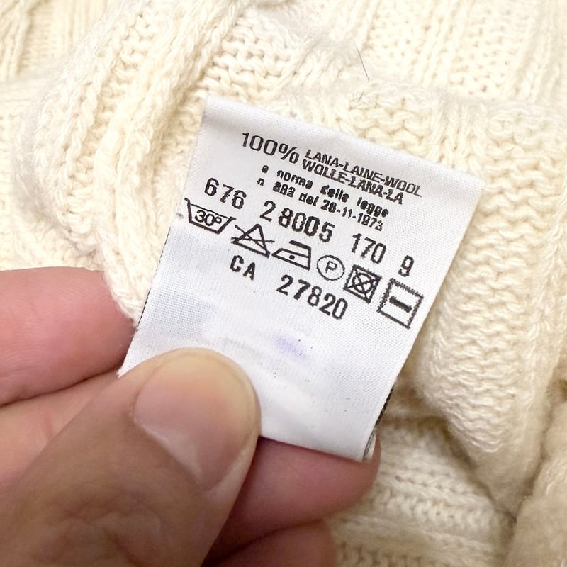 USED】HELMUT LANG 1997AW V-NECK COMMANDO KNIT S
