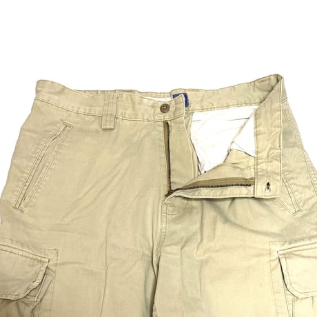 【USED】00's GAP COTTON CARGO PANTS BEIGE