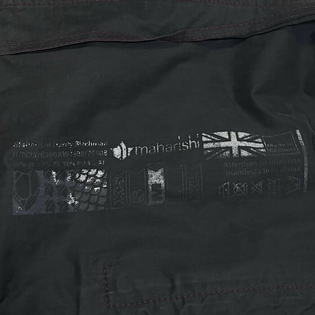 【USED】MAHARISHI 2000AW WOOL GIMMICK BIKER JACKET