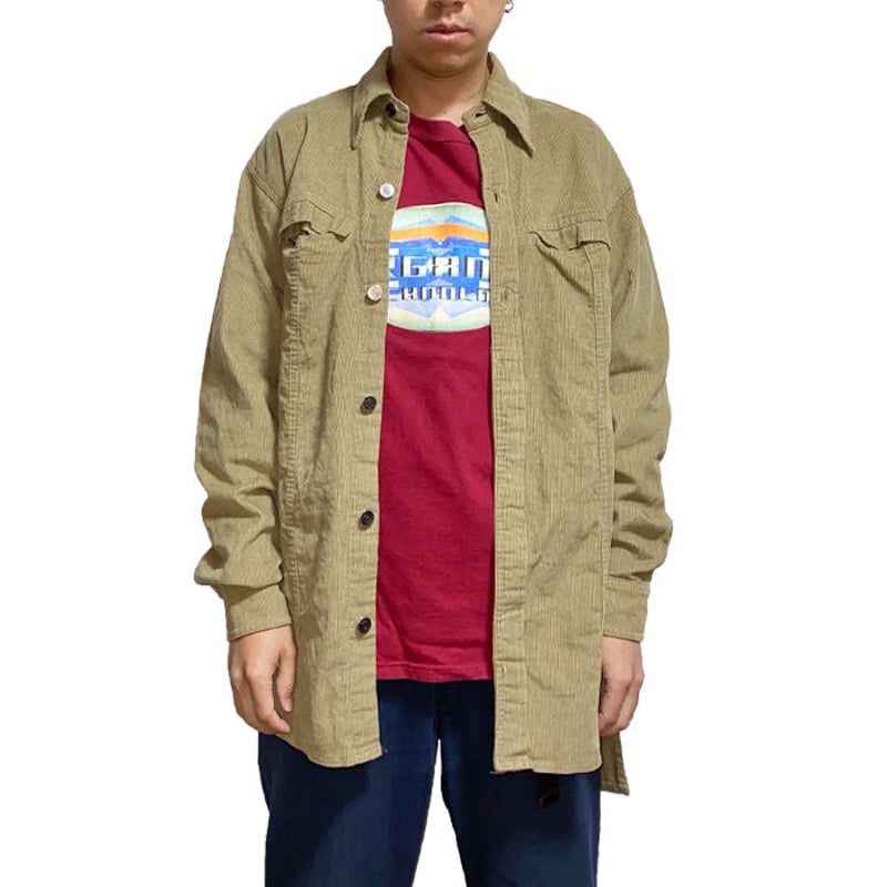 USED】90'S ANARCHIC ADJUSTMENT CORDUROY SHIRT | USED】90'S ANARCHIC ADJUSTMENT CORDUROY SHIRT |