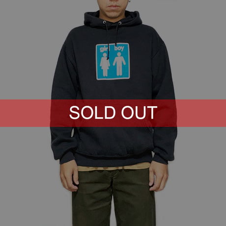 【USED】90'S GIRL BOY SKATEBOARDS HOODIE