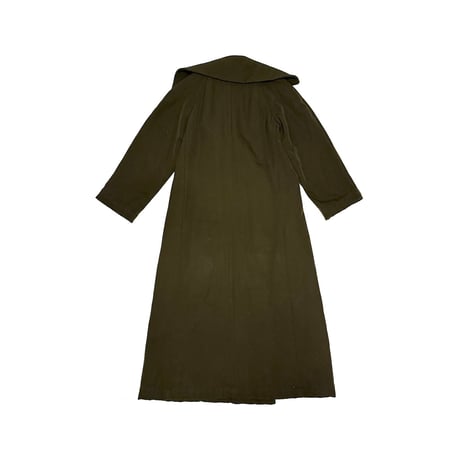 【USED】tricot COMME des GARÇONS 1996 Olive Wool Maxi Long Coat