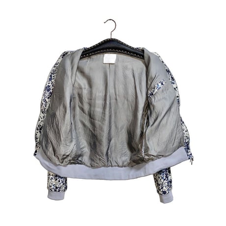 【USED】RICHARD NICOLL JACQUARD WEAVE BLOUSON