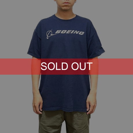 【USED】00'S BOEING T-SHIRT