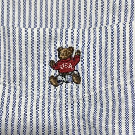 【USED】POLO BY PALPH LAUREN POLO BEAR B.D SHIRT