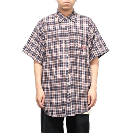【USED】90'S-00'S DCSHOECOUSA S/S CHECK SHIRT